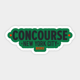 Concourse Bronx Emblem - NY Apparel Sticker